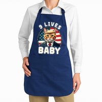 Funny Cat Donald Trump 9 Lives Baby Apron