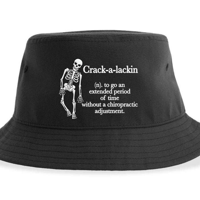 Funny Chiropractor Definition Chiropractic Sustainable Bucket Hat