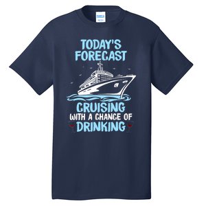 Funny Cruise Design For Cruising Boat Trip Lovers Tall T-Shirt