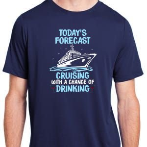 Funny Cruise Design For Cruising Boat Trip Lovers Adult ChromaSoft Performance T-Shirt