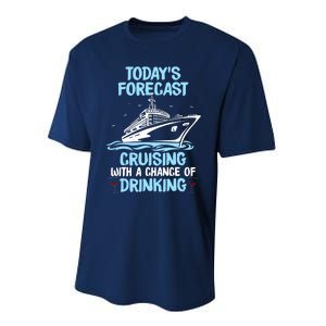 Funny Cruise Design For Cruising Boat Trip Lovers Performance Sprint T-Shirt