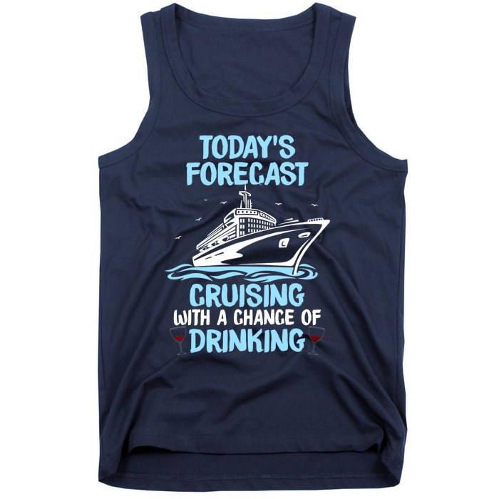 Funny Cruise Design For Cruising Boat Trip Lovers Tank Top