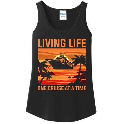 Funny Cruising Designs Men Women Cruise Ship Cruising Lovers Ladies Essential Tank