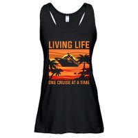 Funny Cruising Designs Men Women Cruise Ship Cruising Lovers Ladies Essential Flowy Tank