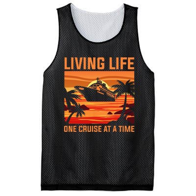 Funny Cruising Designs Men Women Cruise Ship Cruising Lovers Mesh Reversible Basketball Jersey Tank