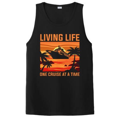 Funny Cruising Designs Men Women Cruise Ship Cruising Lovers PosiCharge Competitor Tank