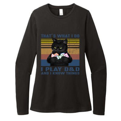 Funny Cat Dungeon Meowster Womens CVC Long Sleeve Shirt