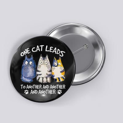 Funny Cat Design, Cat Lover, Kitten Cat Button