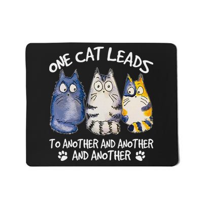 Funny Cat Design, Cat Lover, Kitten Cat Mousepad