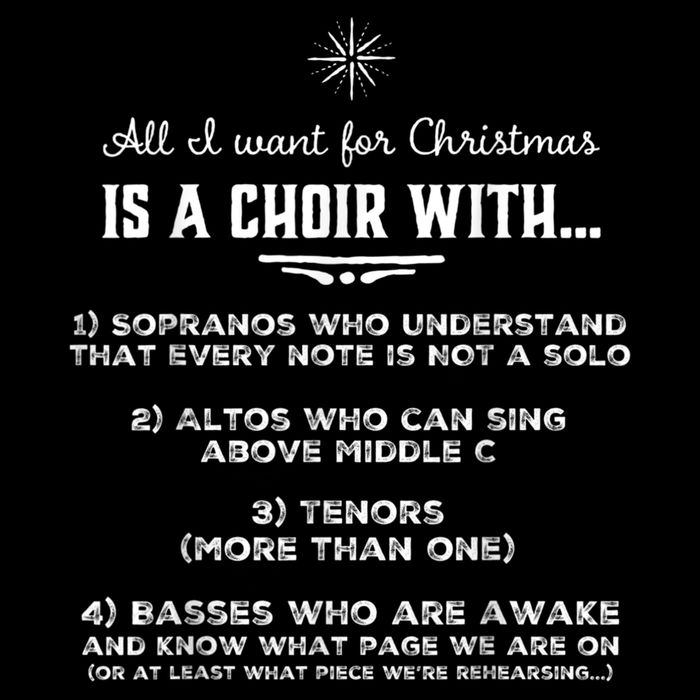 Funny Choir Director Design The Perfect Christmas! 16 in Basic Backpack