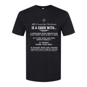 Funny Choir Director Design The Perfect Christmas! Softstyle CVC T-Shirt