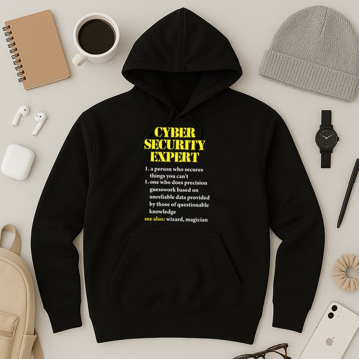 Funny Cybersecurity Definition Expert Computer Engineer Hoodie