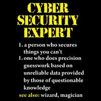 Funny Cybersecurity Definition Expert Computer Engineer Drawstring Bag