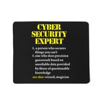 Funny Cybersecurity Definition Expert Computer Engineer Mousepad