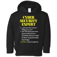 Funny Cybersecurity Definition Expert Computer Engineer Toddler Hoodie
