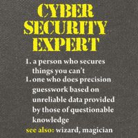 Funny Cybersecurity Definition Expert Computer Engineer Cotton Canvas Backpack