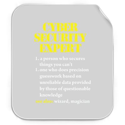Funny Cybersecurity Definition Expert Computer Engineer Permanent Decal Sticker