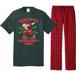 Funny Christmas Dear Santa They Are The Naughty Ones Pajama Set