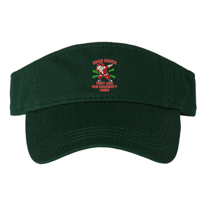 Funny Christmas Dear Santa They Are The Naughty Ones Visor
