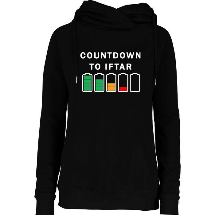 Funny Count Down To Iftar Gift For Ramadan Mubarak Womens Funnel Neck Pullover Hood