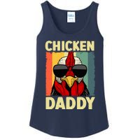 Funny Chicken Daddy Design For Dad Farmer Chicken Lover Ladies Essential Tank