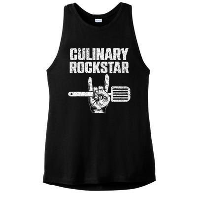 Funny Culinary Design For Chef Cook Culinary Lover Ladies PosiCharge Tri-Blend Wicking Tank