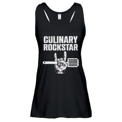 Funny Culinary Design For Chef Cook Culinary Lover Ladies Essential Flowy Tank