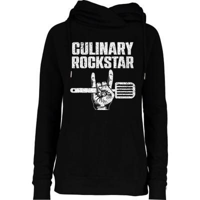 Funny Culinary Design For Chef Cook Culinary Lover Womens Funnel Neck Pullover Hood