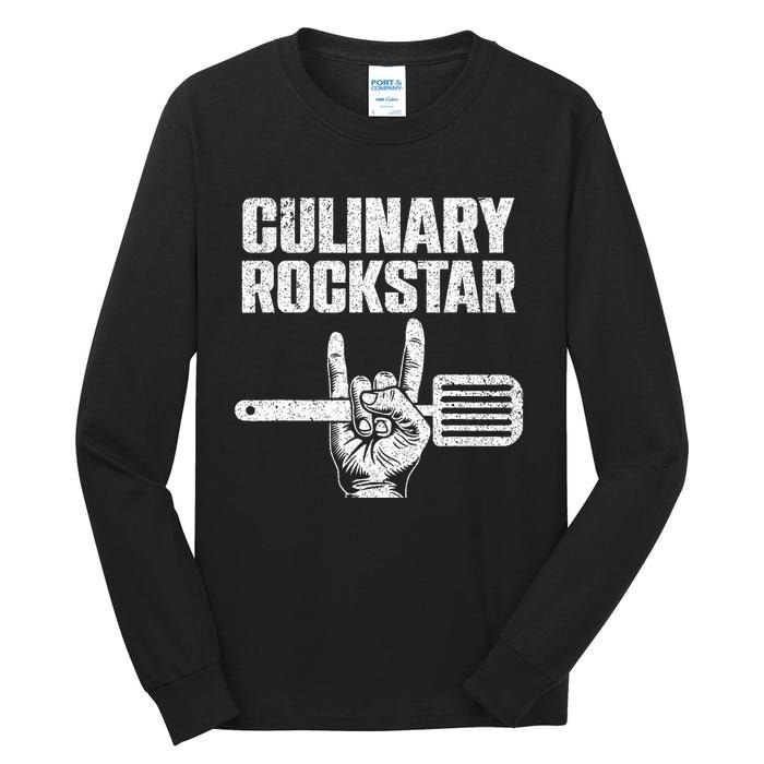 Funny Culinary Design For Chef Cook Culinary Lover Tall Long Sleeve T-Shirt