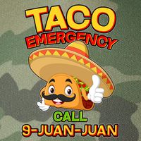 Funny Cinco De Mayo Taco Emergency Call 9 Juan Juan Legacy Tie Dye Trucker Hat