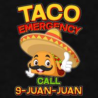 Funny Cinco De Mayo Taco Emergency Call 9 Juan Juan Ladies PosiCharge Tri-Blend Wicking Tank