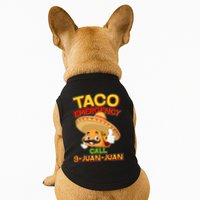 Funny Cinco De Mayo Taco Emergency Call 9 Juan Juan Doggie Tank
