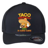 Funny Cinco De Mayo Taco Emergency Call 9 Juan Juan Flexfit Unipanel Trucker Cap