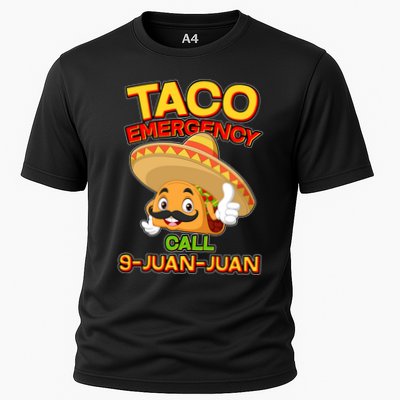 Funny Cinco De Mayo Taco Emergency Call 9 Juan Juan Performance Shirt