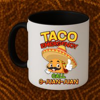 Funny Cinco De Mayo Taco Emergency Call 9 Juan Juan Mug