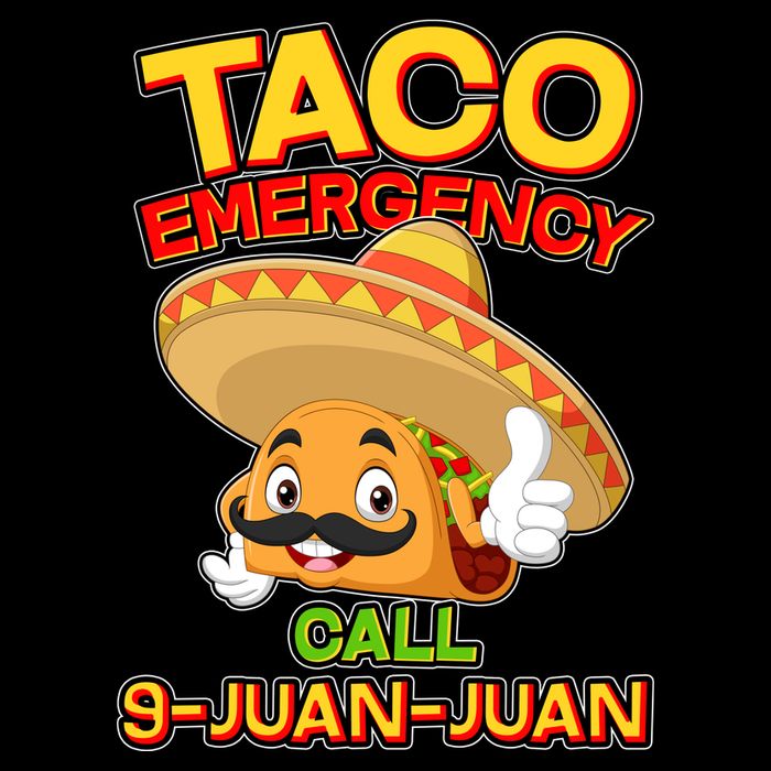Funny Cinco De Mayo Taco Emergency Call 9 Juan Juan Poster