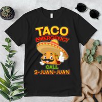Funny Cinco De Mayo Taco Emergency Call 9 Juan Juan Premium T-Shirt