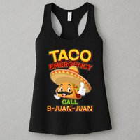 Funny Cinco De Mayo Taco Emergency Call 9 Juan Juan Womens Tank Top