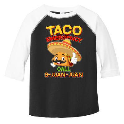Funny Cinco De Mayo Taco Emergency Call 9 Juan Juan Toddler Fine Jersey T-Shirt
