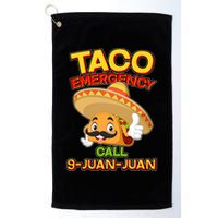 Funny Cinco De Mayo Taco Emergency Call 9 Juan Juan Golf Towel