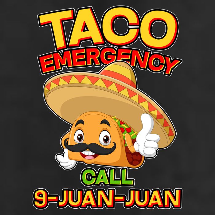 Funny Cinco De Mayo Taco Emergency Call 9 Juan Juan Microfiber Hand Towel