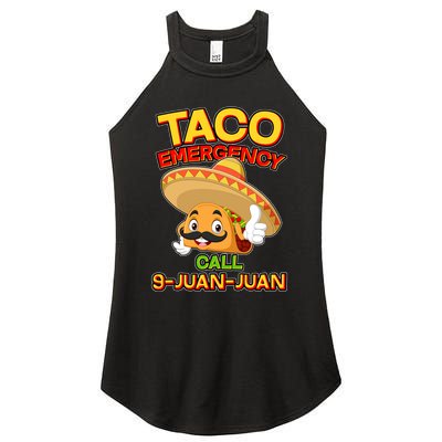 Funny Cinco De Mayo Taco Emergency Call 9 Juan Juan Women's Perfect Tri Rocker Tank