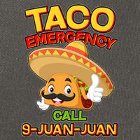 Funny Cinco De Mayo Taco Emergency Call 9 Juan Juan Cotton Canvas Backpack
