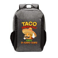 Funny Cinco De Mayo Taco Emergency Call 9 Juan Juan Vector Backpack