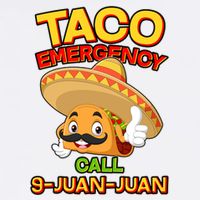 Funny Cinco De Mayo Taco Emergency Call 9 Juan Juan Garment-Dyed Sweatshirt