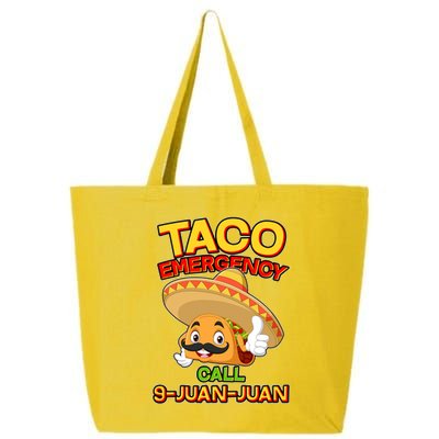 Funny Cinco De Mayo Taco Emergency Call 9 Juan Juan 25L Jumbo Tote