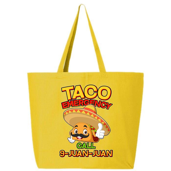 Funny Cinco De Mayo Taco Emergency Call 9 Juan Juan 25L Jumbo Tote