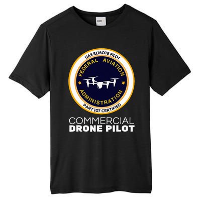 Faa Commercial Drone Pilot Tall Fusion ChromaSoft Performance T-Shirt