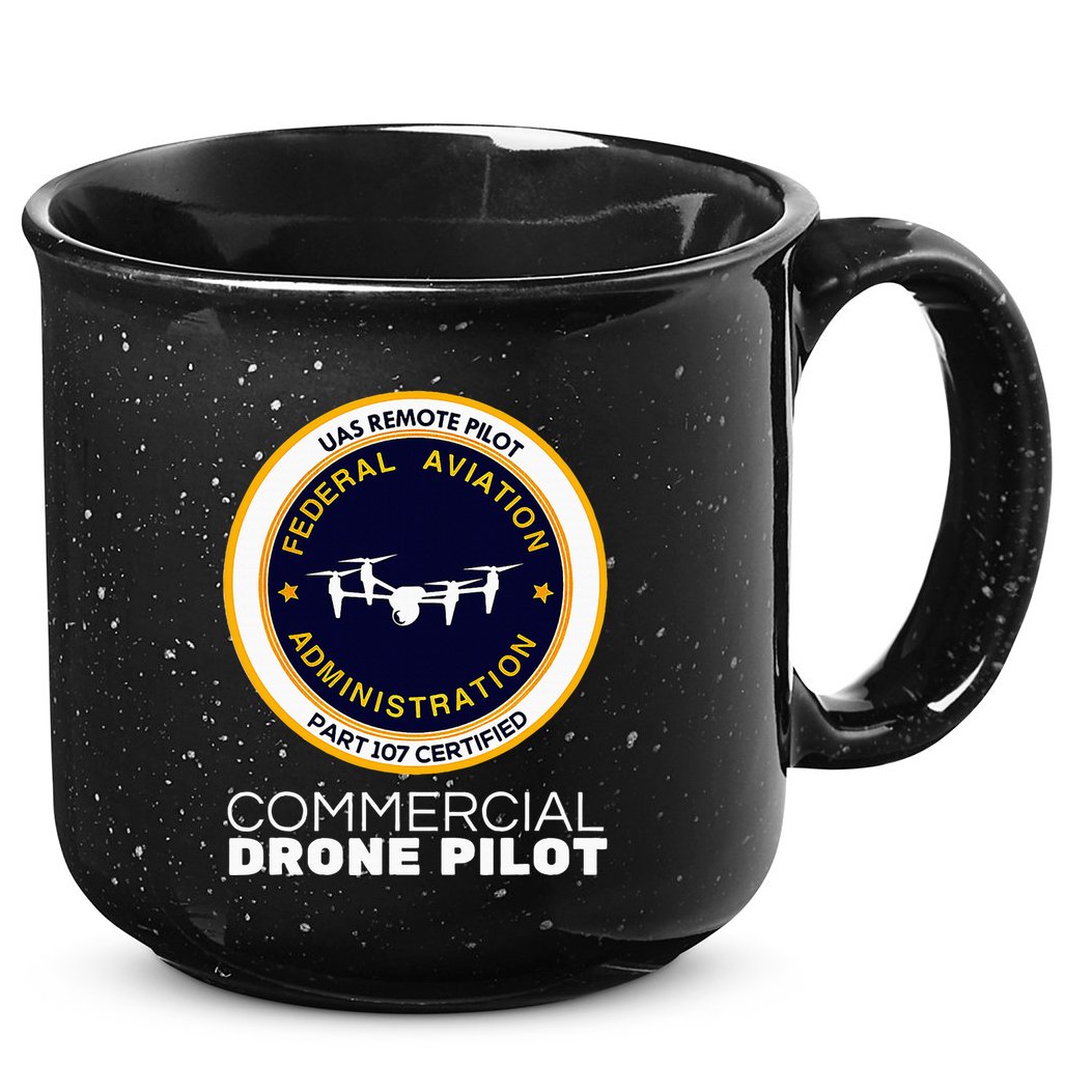Faa Commercial Drone Pilot 15oz Campfire Ceramic Mug