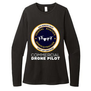 Faa Commercial Drone Pilot Womens CVC Long Sleeve Shirt